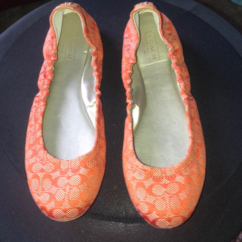 Orange Coach Flats